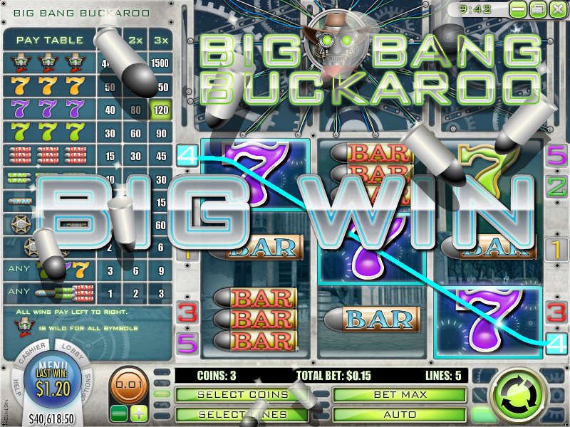 Big Bang Buckaroo slot game