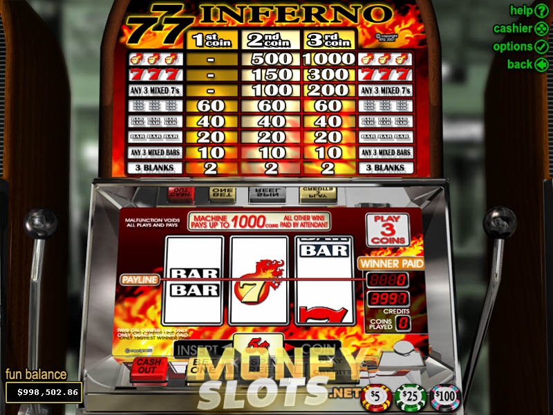 Cash Inferno slot game
