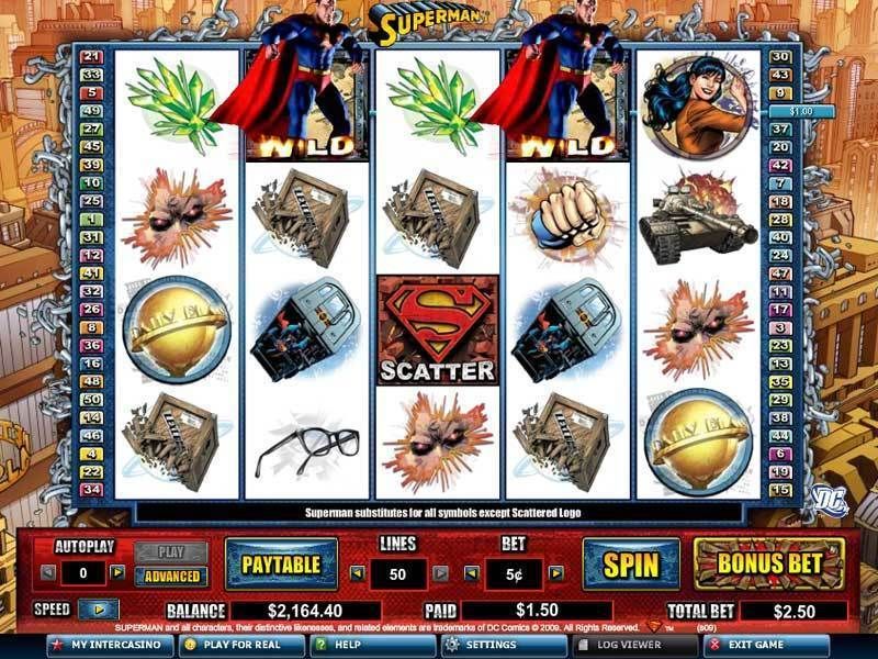 Superman slot game